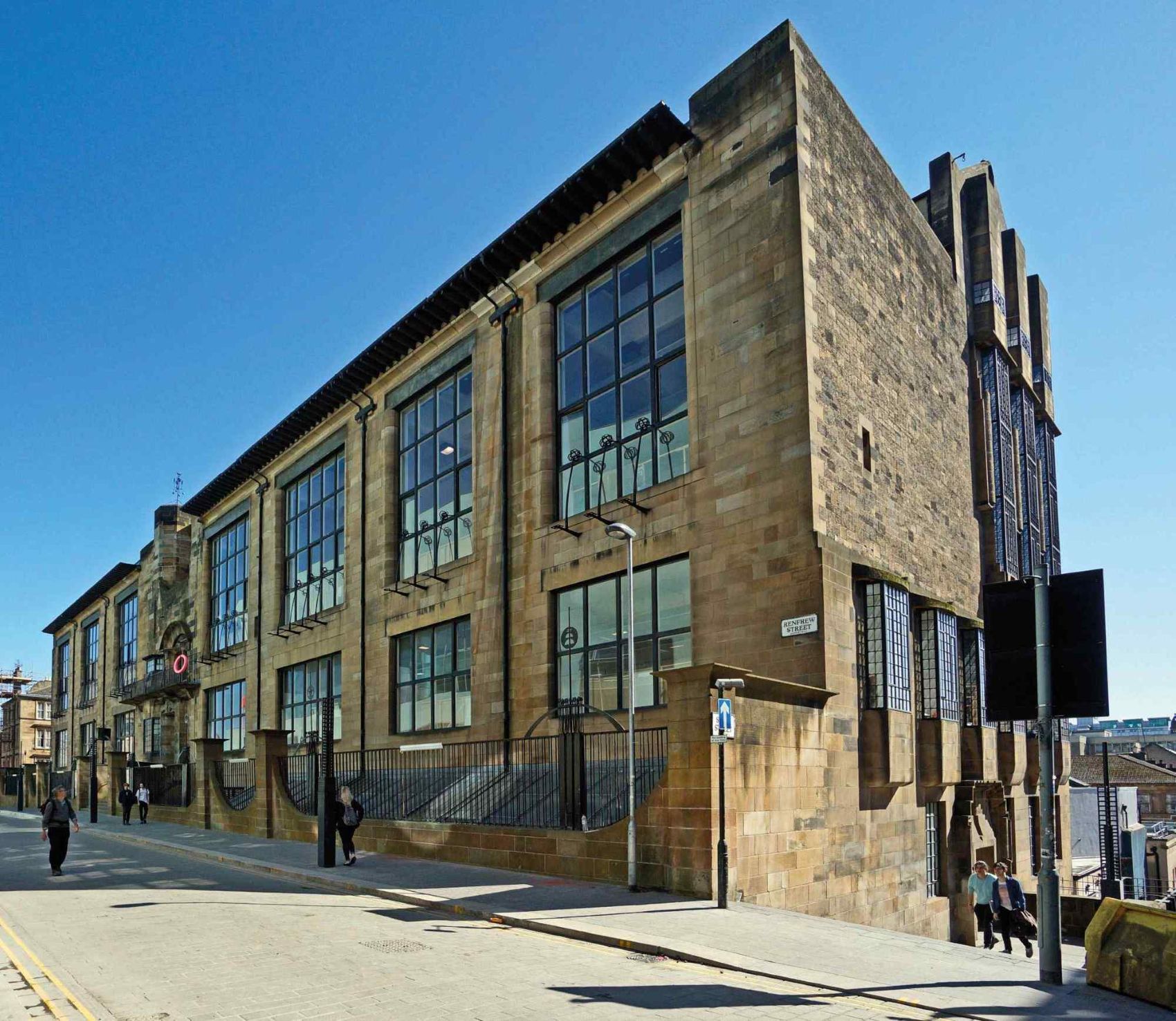 The Mackintosh building, pictured before the 2014 fire (John Peter Photography / Alamy Stock Photo)